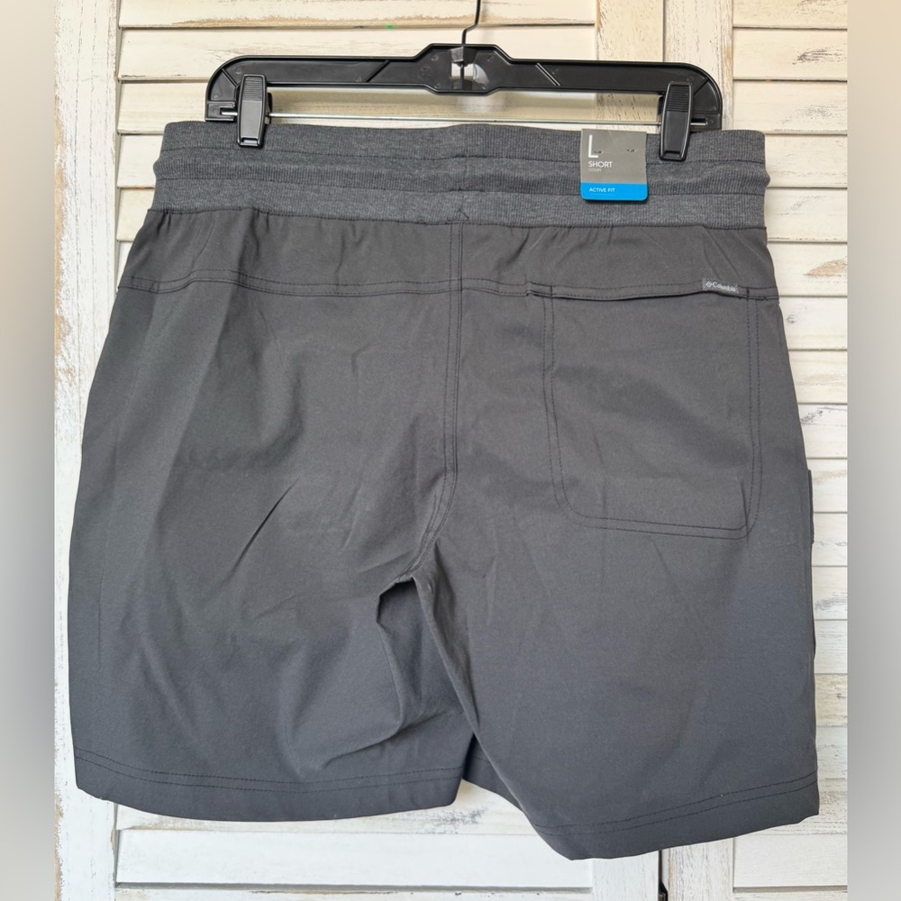 NWT -Columbia Gavin Ridge Pull-on Short Women Large Gray 8" Inseam Cargo Pocket - Picture 4 of 9